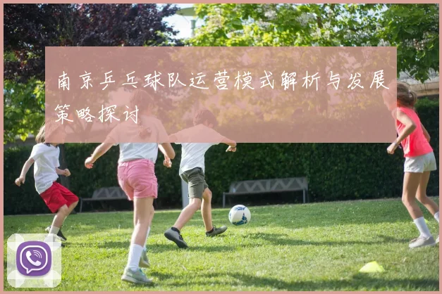 南京乒乓球队运营模式解析与发展策略探讨