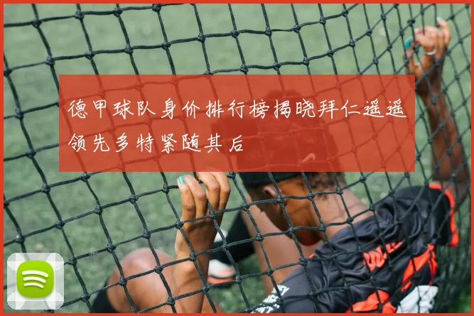 德甲球队身价排行榜揭晓拜仁遥遥领先多特紧随其后
