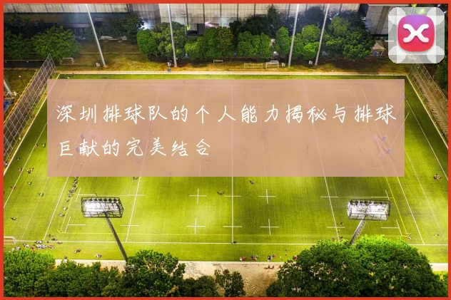 深圳排球队的个人能力揭秘与排球巨献的完美结合